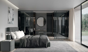 SEURAT - Fabric bed with upholstered headboard by Febal Casa - view 3